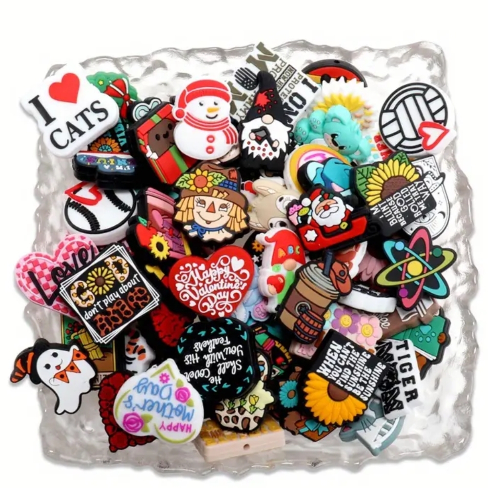 Focal Beads For Pens And Keychains. Silicon